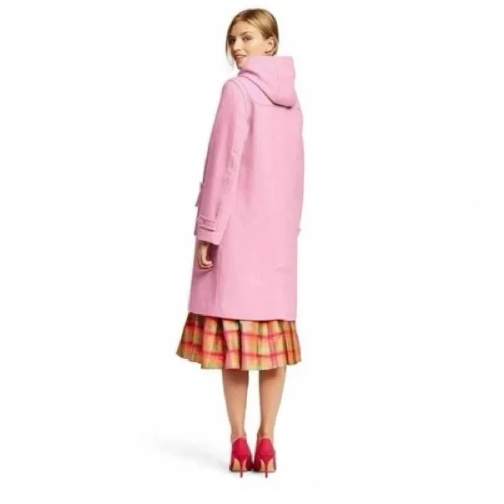 Isaac Mizrahi x Target Pink Toggle Hooded Wool Coat 2X - Picture 3 of 9